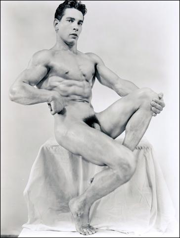 Al Urban Nude Jules Bacon Iconic Male Physique B&W Studio Photograph image 1
