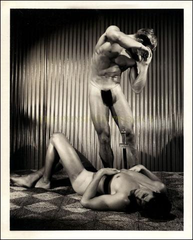 Victor & Vanquished Male Duo Bruce Of LA Physique Photograph