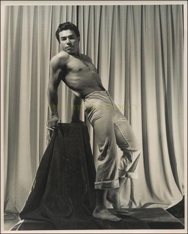 Handsome Angel Avila Quaintance Art Male B&W Studio Photograph