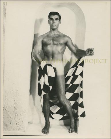 Quaintance B&W Handsome Nude Male Figure Study Reference Photograph