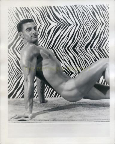 1950s MCM Nude Jim Conrad Russ Warner B&W Male Physique Photograph