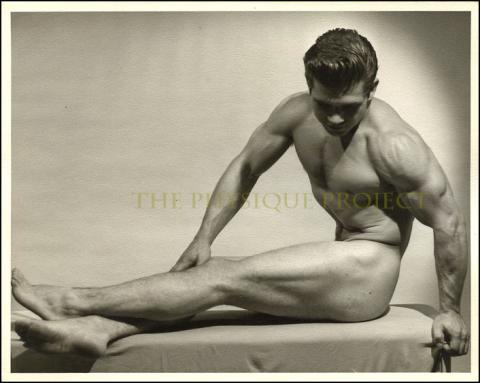 Nude Billy Joe Carr Western Photography Guild B&W Studio Physique Photo