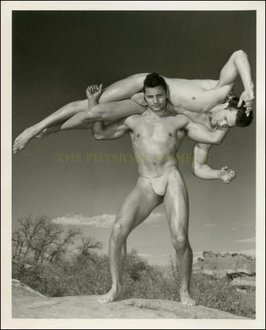 WPG/Whitman Rotolante VS Dardanis Mountain Men Wrestling Duo Photograph