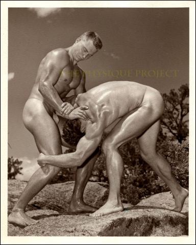 MuscleMania Wrestling Duo Drinkward Vs Lewin Don Whitman Photo