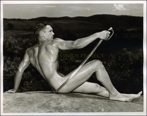 Whitman/Western Photography Guild Nude Male Location B&W Physique Photo